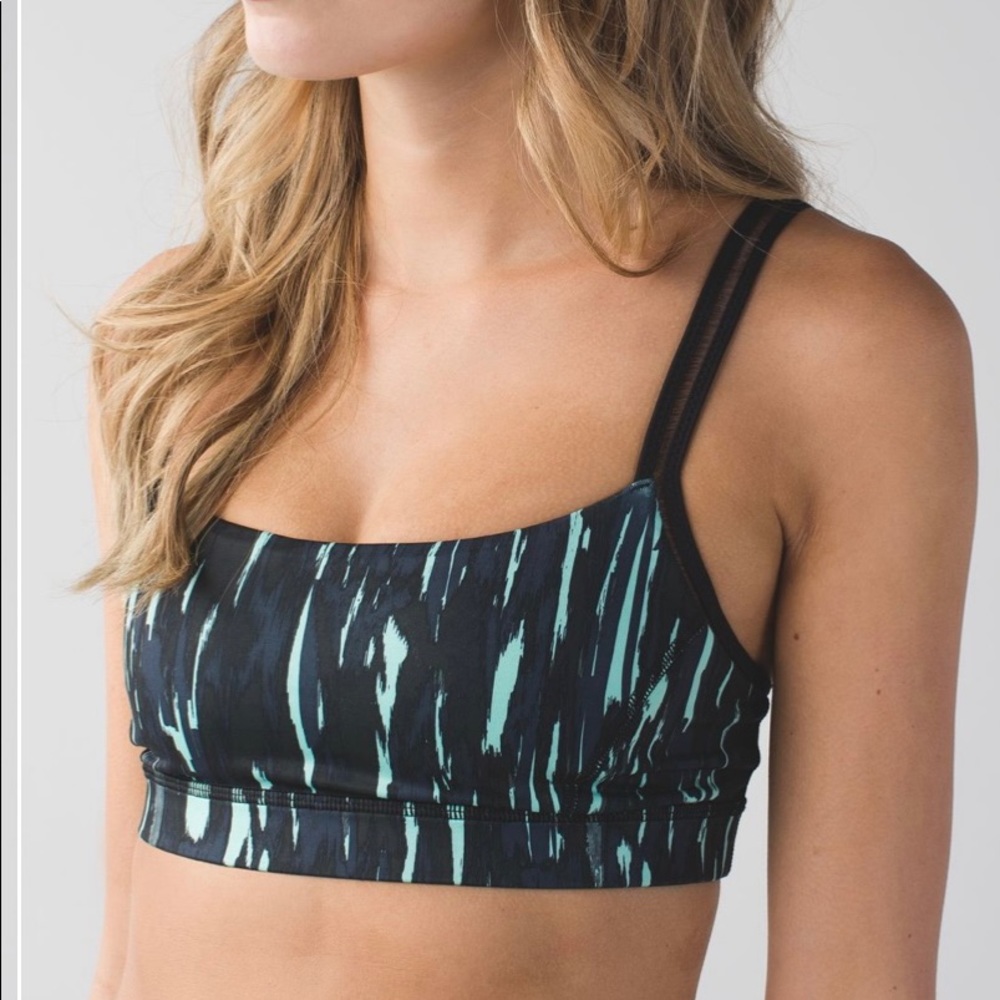 Lululemon Straight Up Mesh Strap Bra Size 6 - Picture 1 of 9